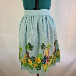 Disney Lilo & Stitch Border Print Retro Circle Skirt